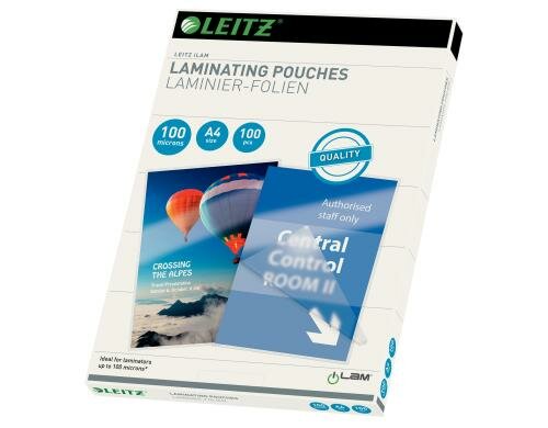 Leitz Heisslaminierfolien A4 100 mic, 100 Stück