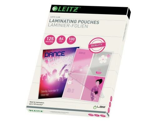 Leitz Heisslaminierfolien A4 125 mic, 100 Stück