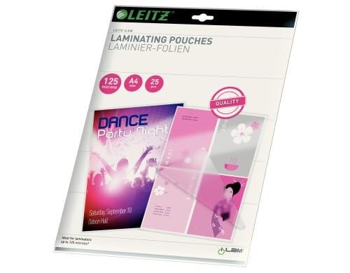 Leitz Heisslaminierfolien A4 125 mic, 25 Stück