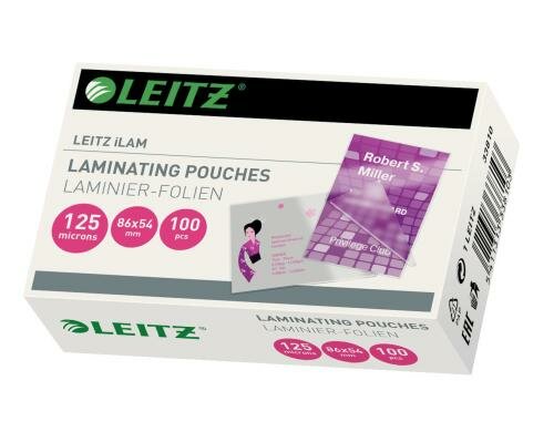 Leitz iLAM Heisslaminierfolien, 54x86 mm 125 mic, 100 Stück