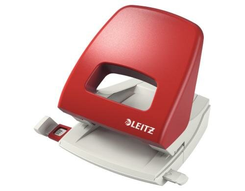 Leitz NeXXt  Bürolocher rot, 25 Blatt, Kunststoff