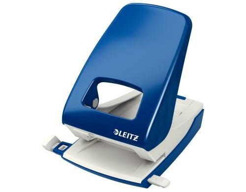 Leitz NeXXt  Starker Bürolocher blau, 40 Blatt, Metall