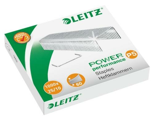 Leitz Power Performance P5 Heftklammern 25/10, 1000 Stück, zu Heftgerät 5552