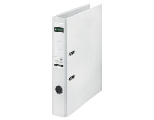 Leitz Qualitäts-Ordner Swiss Edition weiss, schmal, 180° Mechanik, PP