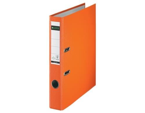 Leitz Qualitäts-Ordner Swiss Edition orange, schmal, 180° Mechanik, PP