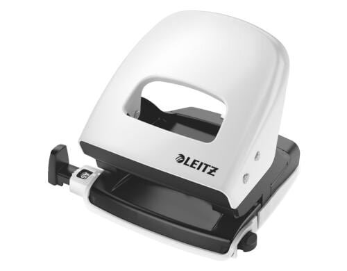 Leitz WOW Bürolocher NeXXt perlweiss, 30 Blatt, Metall