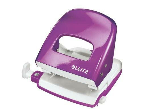 Leitz WOW Bürolocher NeXXt violett metallic, 30 Blatt, Metall