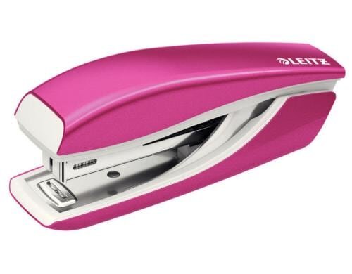 Leitz WOW Mini-Heftgerät NeXXt pink metallic, 10 Blatt, Metall