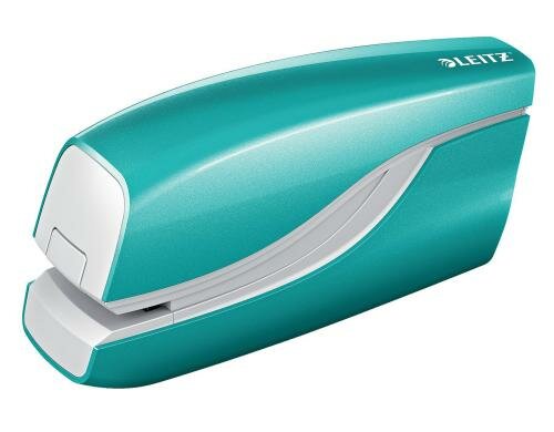 Leitz WOW Elektrisches Heftgerät NeXXt eisblau met., 10 Blatt, Batteriebetrieb