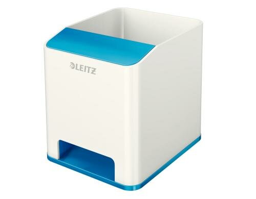 Leitz WOW Sound Stifteköcher Duo Colour blau metallic