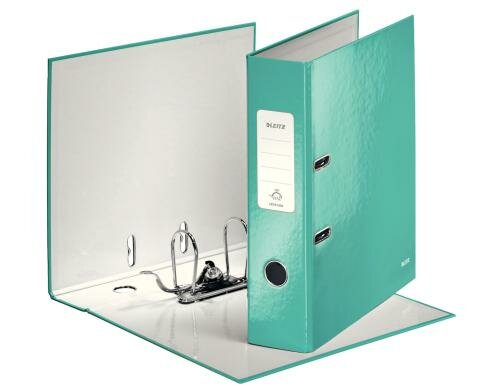 Leitz WOW Qualitäts-Ordner 180° eisblau, breit
