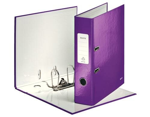Leitz WOW Qualitäts-Ordner 180° violett, breit