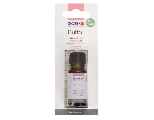 Glorex Duftöl für Seife und Wachs 10 ml, Rose Bouquet