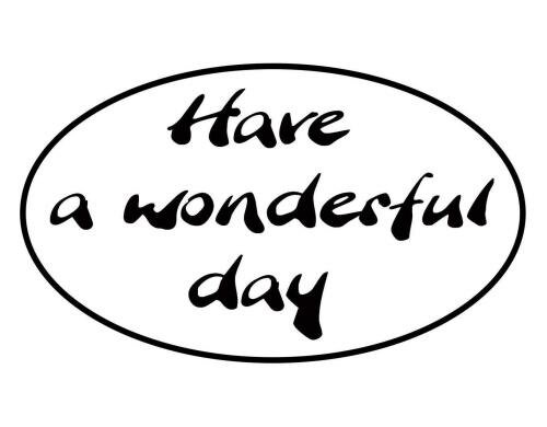 Glorex Reliefeinlagen Have a wonderful day