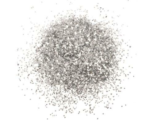 Glorex Kosmetikglitzer 1g silber