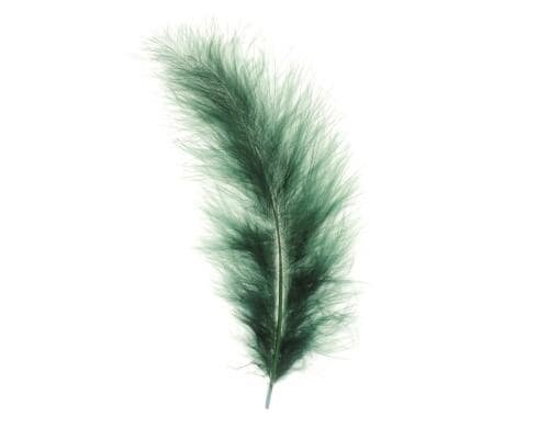 Glorex Marabu-Federn dunkelgrün 2g, ca 15 Stück