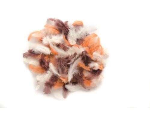 Glorex Deco-Federn 10g braun mix