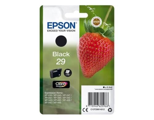 Tinte Epson C13T29814012, black, 175 Seiten Expression Home XP-332, XP-235, XP-432/435