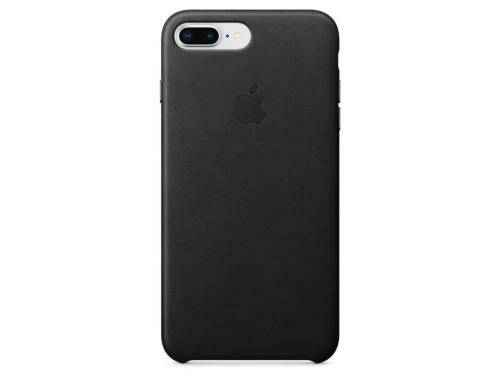 Apple iPhone 7/8 Plus Leder Case Black aus hochwertigem Leder