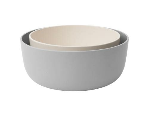 BergHOFF Servierschüssel 2er Set Leo Line aus Bambus Grösse: 20x10cm