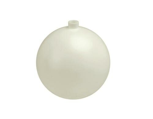 Glorex Kugel Kunststoff weiss 8 cm 40 Stück, zum selber Bemalen/Bebasteln