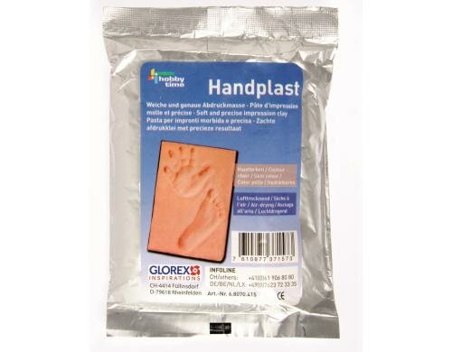 Glorex Modelliermasse Handplast 500g, hautfarben, lufttrocknend