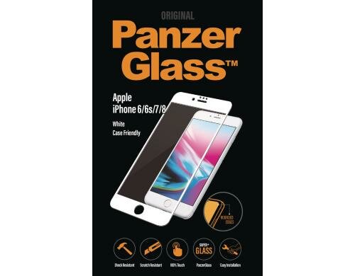 Panzerglass Displayschutz für iPhone 6/6s/7/8 white