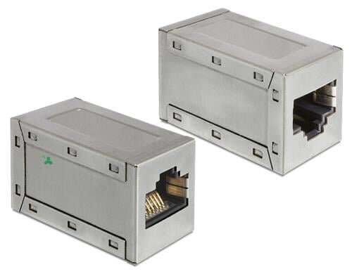 DeLock Kupplung für RJ-45 Kabel CAT.6A STP, geschirmt, Metalgehäuse
