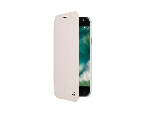 XQISIT Flap Cover Adour gold für Samsung Galaxy J3 2017