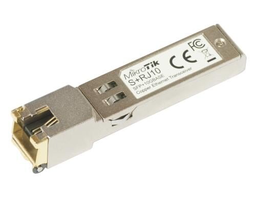 Mikrotik SFP+ zu RJ-45 Modul: S+RJ10 100/1000/2500/5000/10000Mbps RJ-45 Modul