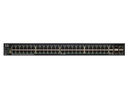 Cisco SF550X-48MP: 48 Port Managed Switch 48xFE PoE+ (740W), 2xSFP+/RJ45 10G
