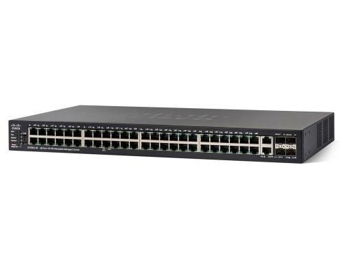 Cisco SF550X-48P: 48 Port Managed Switch 48xFE PoE+ (382W), 2xSFP+/RJ45 10G