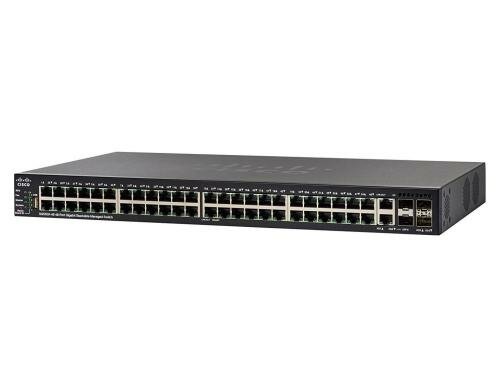 Cisco SG550X-48: 48 Port Managed Switch 48xGE, 2xSFP+/RJ45 10G, 2xSFP+ 1G