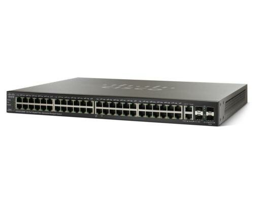 Cisco SG550X-48MP: 48 Port Managed Switch 48xGE PoE+ (740W), 2xSFP+/RJ45 10G