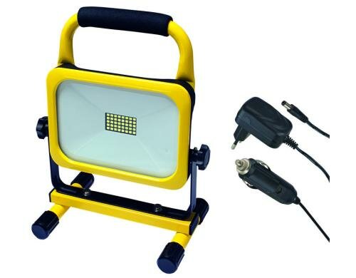 STEFFEN WORKLIGHT LED Strahler 20W 1500lm 6500K  IP54, mit Akku