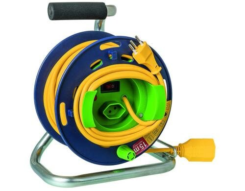 STEFFEN STERO LOOP Haspel-Rolle 15m (12.5+2.5m) Td 3x1mm2 Kupplung 1+1xT13