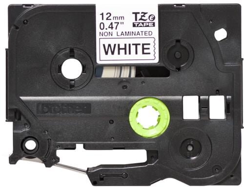 Brother P-touch Schriftband TZE-N231 nicht laminiert,schwarz auf weiss, 12mm, 8m