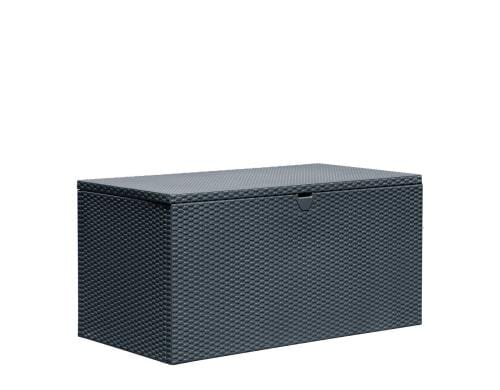 Spacemaker Metallkissenbox anthrazit, 133x70x65cm