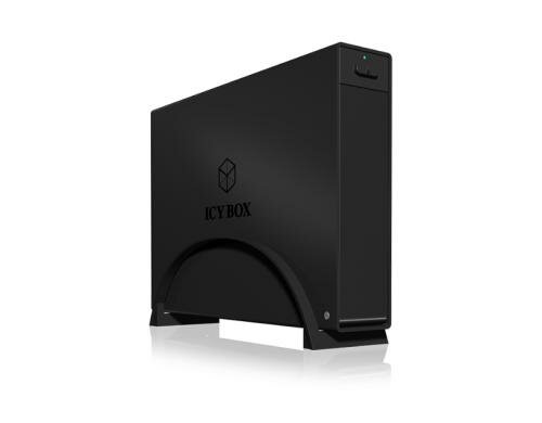ICY BOX ext. 3.5 Gehäuse IB-366-C31 schwarz, USB 3.1 Type-C, SATA I/II/III