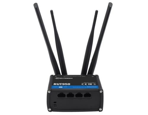 Teltonika LTE Industrierouter inkl. WLAN 4x LAN, 2.4Ghz WLAN-N, Dual-Sim