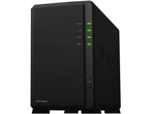 Synology DS218play, 2-bay NAS ohne Harddisk