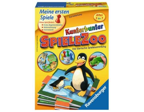 Kunterbunter Spielezoo Alter: 3-7, 1-4 Spieler, D