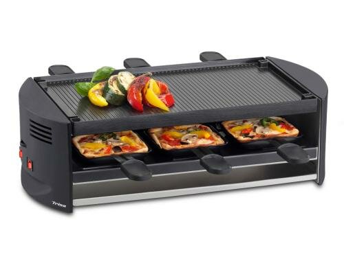 Trisa Raclette Pizza Perfect für 6 Personen Raclette-/Grill- u. Pizzaplausch