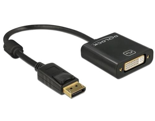 Monitoradapter DP zu DVI, passiv,4K Support DP Stecker zu DVI24+5-Bu 20cm, schwarz