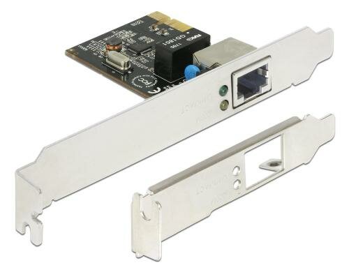 Delock PCI-Express Netzwerkkarte, 1Gbps inkl. Low Profile Slotblech, RealTek Chip