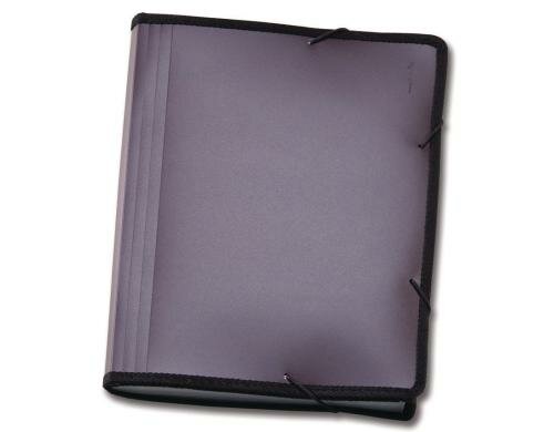 Folia Fächermappe dunkelrot Grösse A4, mit Einsteckschilder