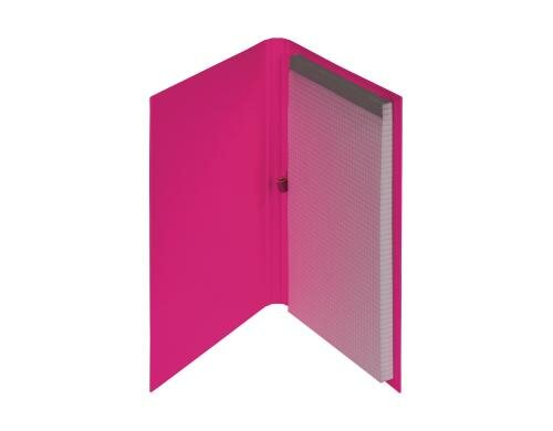 Biella Schreibmappe Skandal A5, pink, Abreissblock kariert