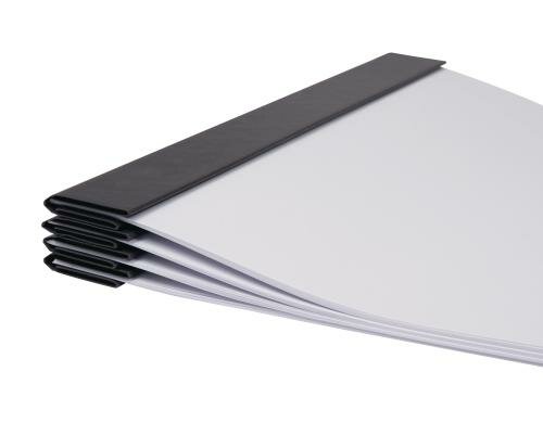 Biella Magnet-Klemmschiene A4 bis zu 35 Blatt, dunkelgrau, 2 Stk.