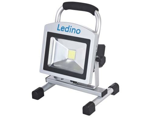 Ledino 20W LED-Akkustrahler, si 20W, 1360lm, 10.4 Ah, dimmbar 100% 50% 25%