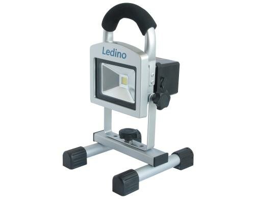 Ledino 10W LED-Akkustrahler, si 10W, 680lm, 5.2 Ah, dimmbar 100% 50% 25%